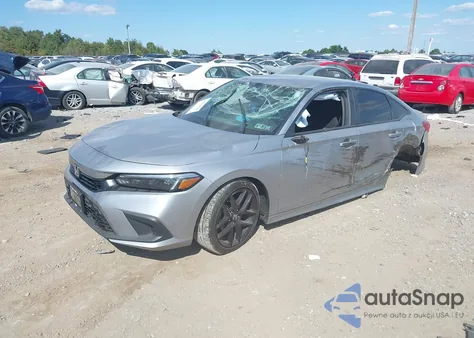 2023 Honda Civic Sport из США, поврежденный, VIN 2HGFE2F57PH504112